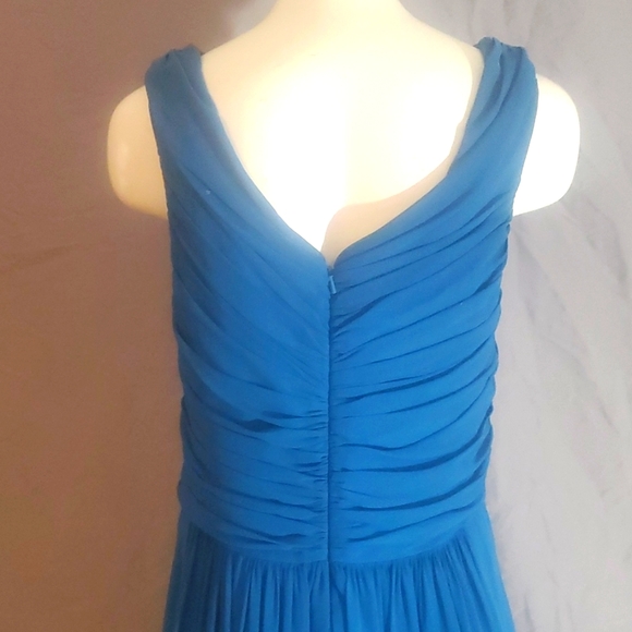 Dessy Collection Vivian Diamond Size 10 Dress - Picture 5 of 9